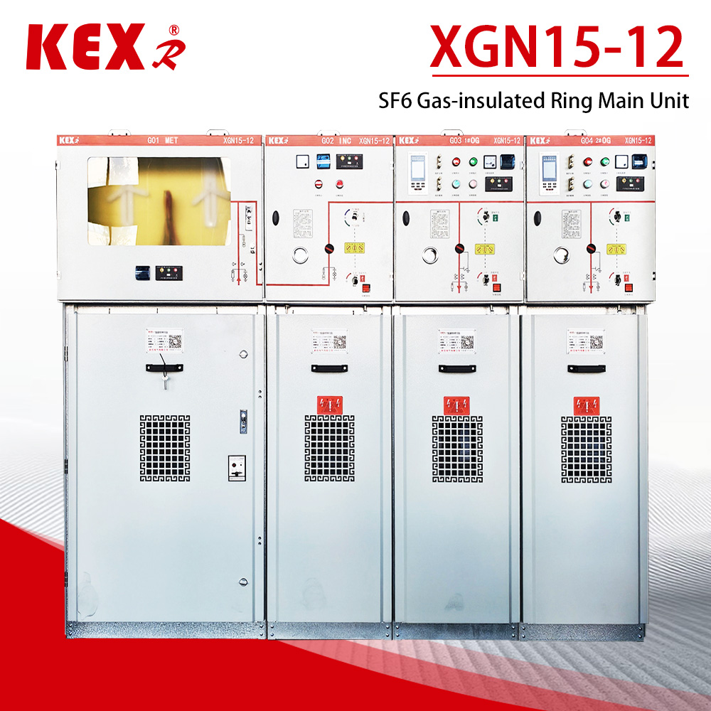 50 ชุด XGN15-12 SF6 Ring Main Unit Cabinet ในการผลิตจำนวนมาก