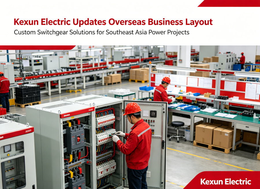 Kexun Electric เพิ่มประสิทธิภาพโซลูชันสวิตช์เกียร์ในต่างประเทศเพื่อรองรับความต้องการโครงการไฟฟ้าในเอเชียตะวันออกเฉียงใต้ปี 2026